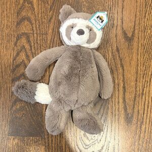 Jellycat Bashful Raccoon Medium Toy